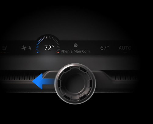 Rotate to adjust values