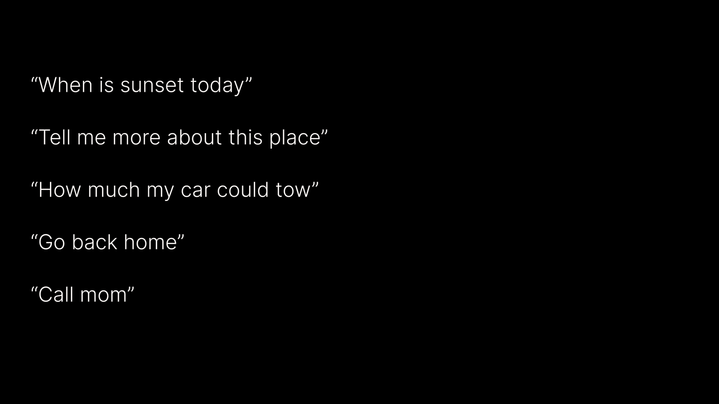 Voice Only applied example