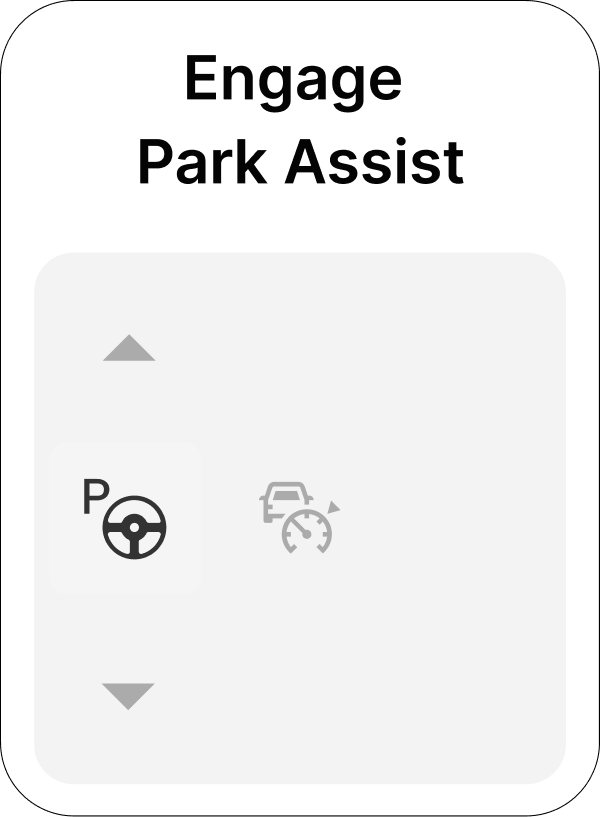 Horizon Control 1: carousel-based spot selection via steering wheel left button and arrow controls